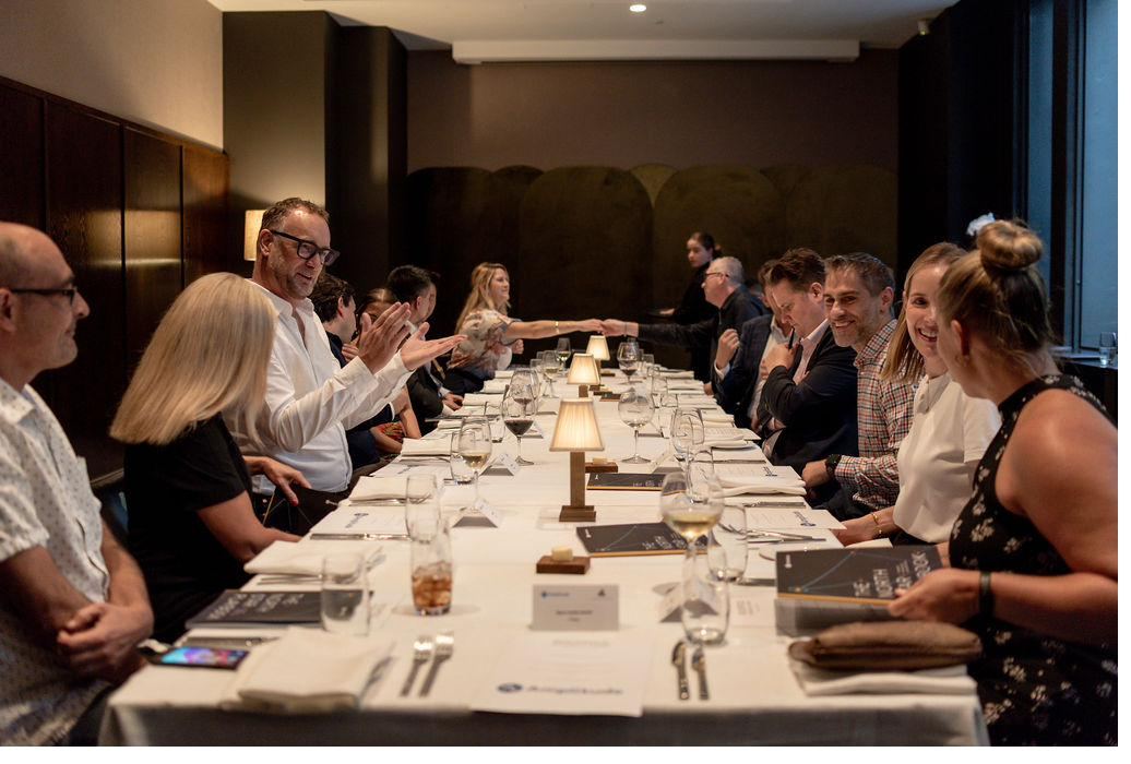 An Innovatus Media executive roundtable dinner in session